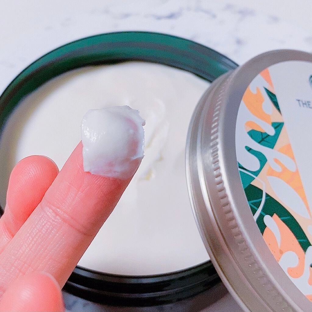 ボディバター アーモンドミルク/THE BODY SHOP/ボディクリームを使ったクチコミ(4枚目)