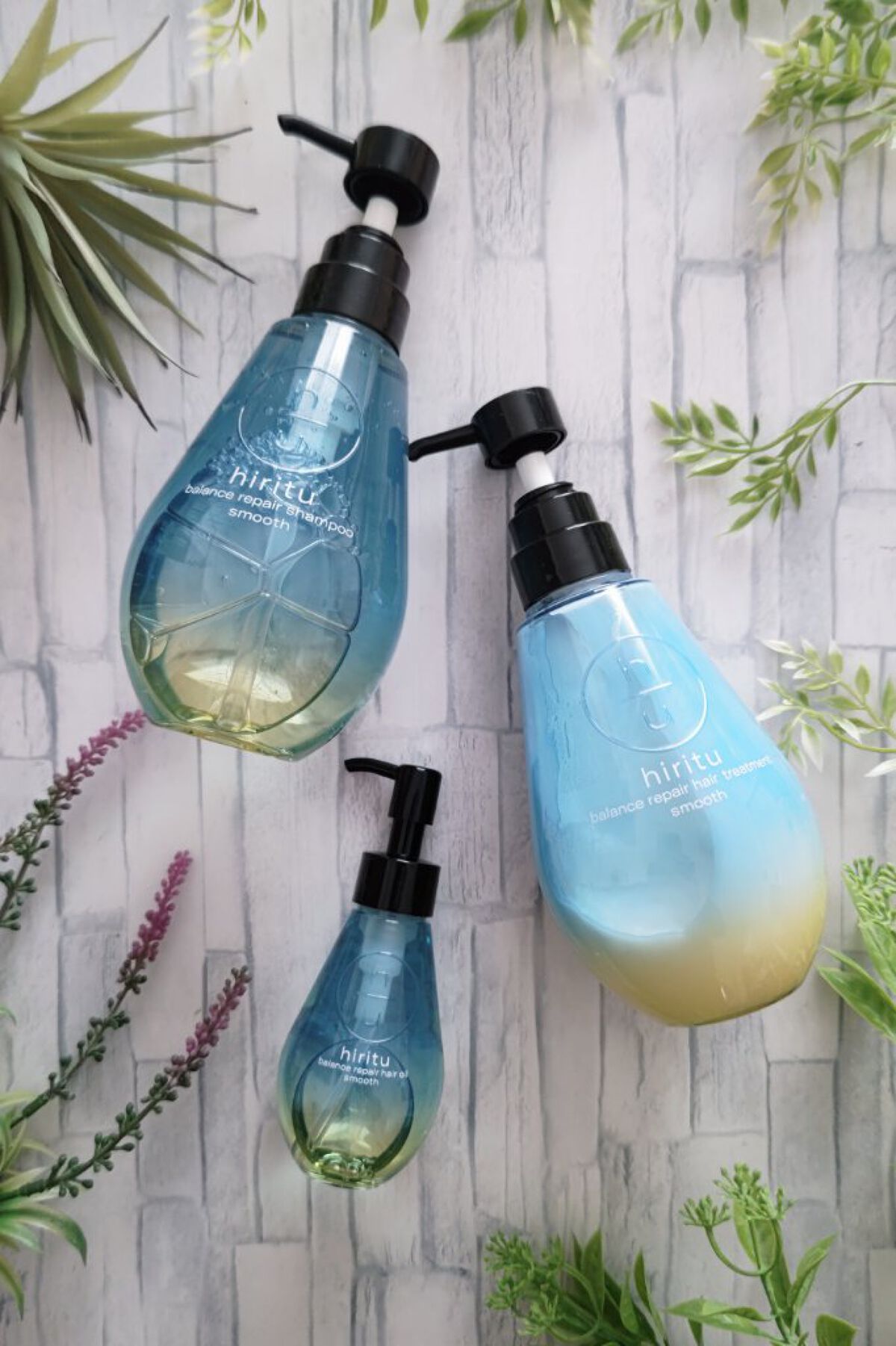 バランスリペア シャンプー/ヘアトリートメント スムース/hiritu/市販シャンプーを使ったクチコミ（1枚目）