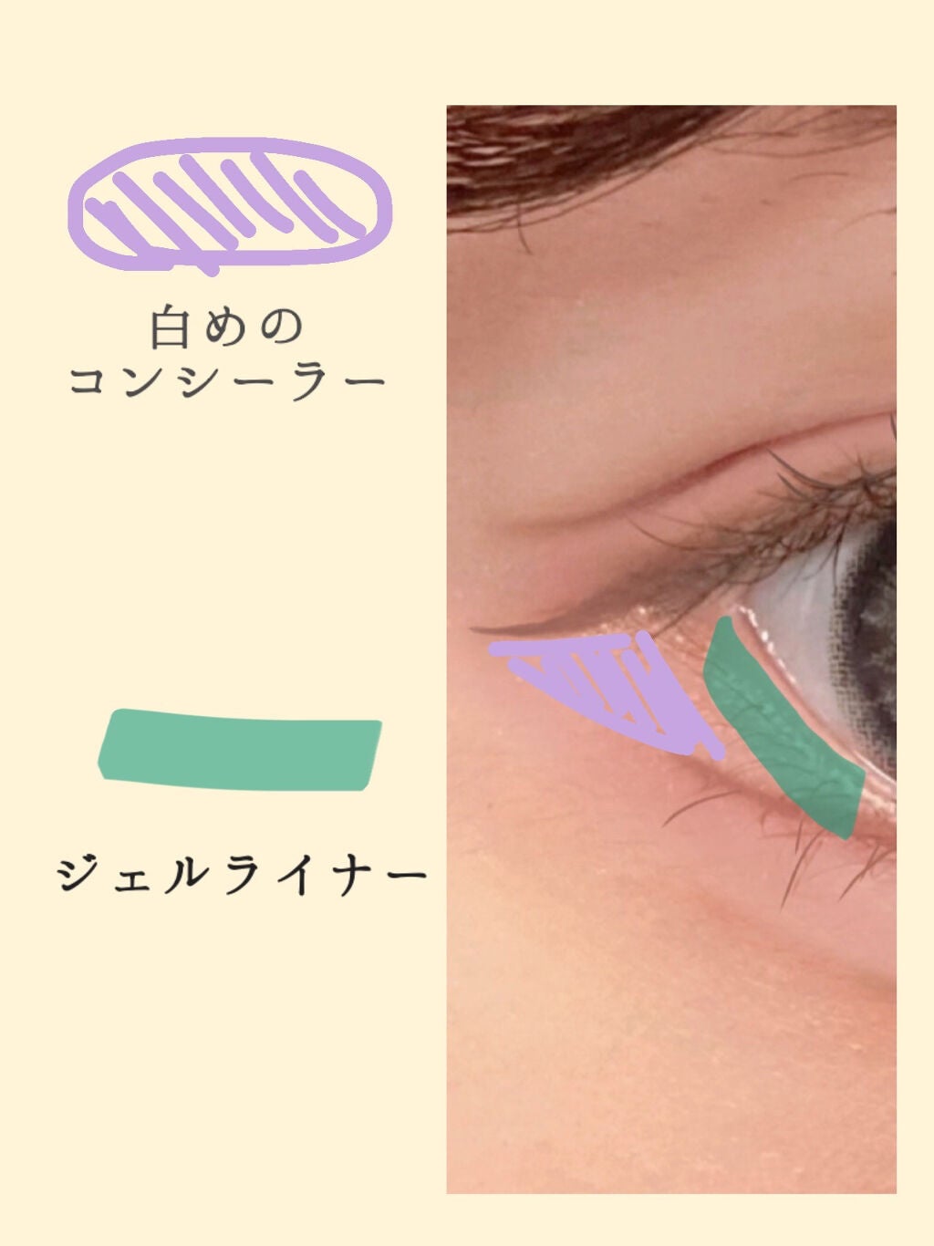 ジェルアイライナー/CEZANNE/ジェルアイライナーを使ったクチコミ(4枚目)