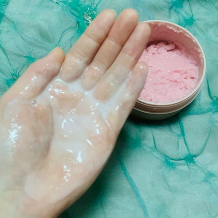 Q+Me スウィート ボム タラソ スクラブ/AGARISM/バスト・ヒップケアを使ったクチコミ(3枚目)