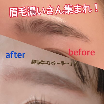カラーリングアイブロウ/ヘビーローテーション/眉マスカラを使ったクチコミ(1枚目)