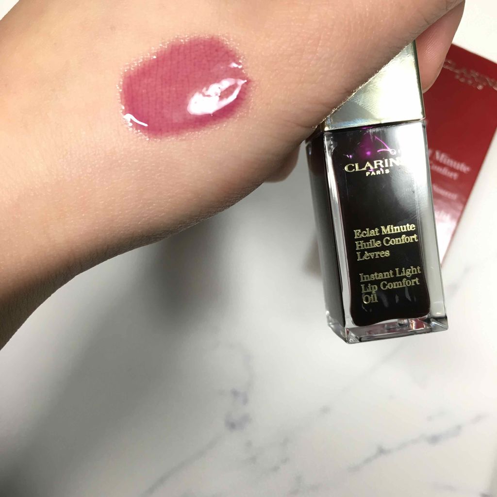 コンフォート リップオイル /CLARINS/リップグロスを使ったクチコミ（3枚目）