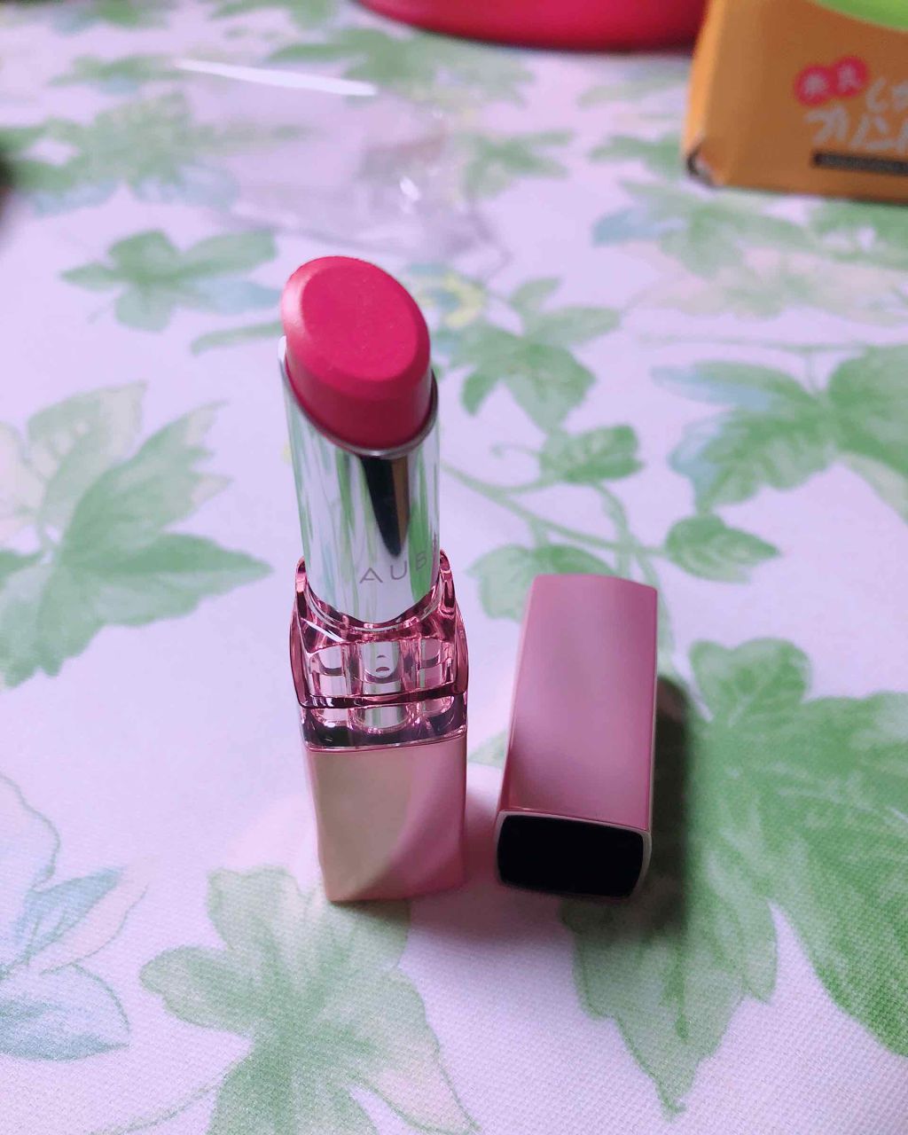 なめらか質感ひと塗りルージュ/AUBE/口紅を使ったクチコミ(2枚目)