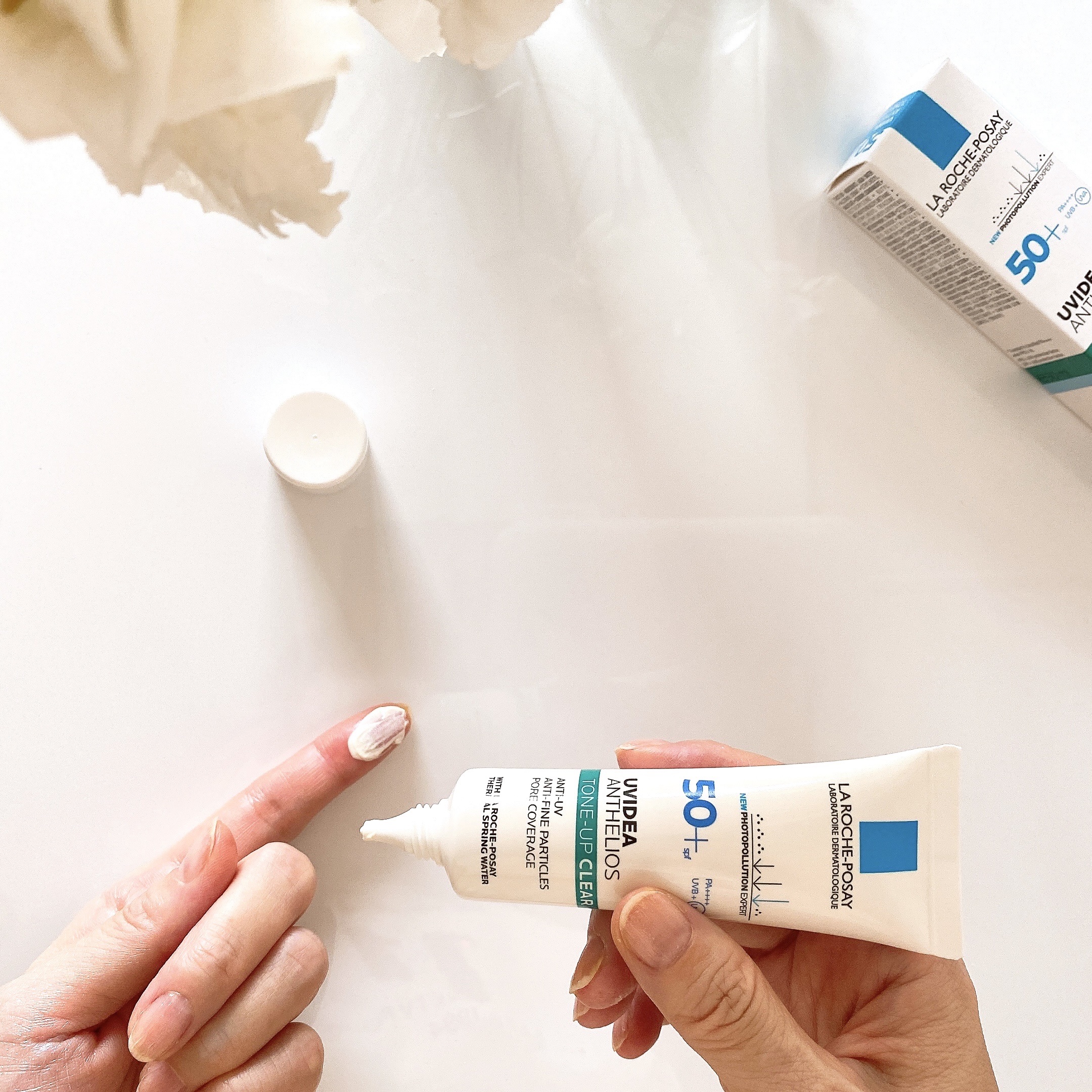 UVイデア XL プロテクショントーンアップ クリア/ラ ロッシュ ポゼ/化粧下地を使ったクチコミ（1枚目）