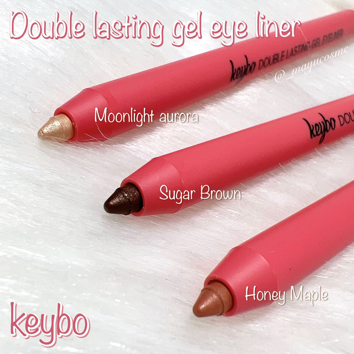 ダブルラスティングジェルライナー/keybo/ジェルアイライナーを使ったクチコミ（2枚目）