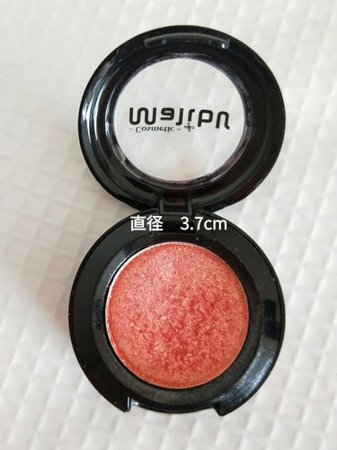 マリブビューティー マリブアイシャドウのクチコミ「♡Malibu Eyeshadow MEYE-203 オレンジ （1.8g）♡



私の数少.....」（2枚目）