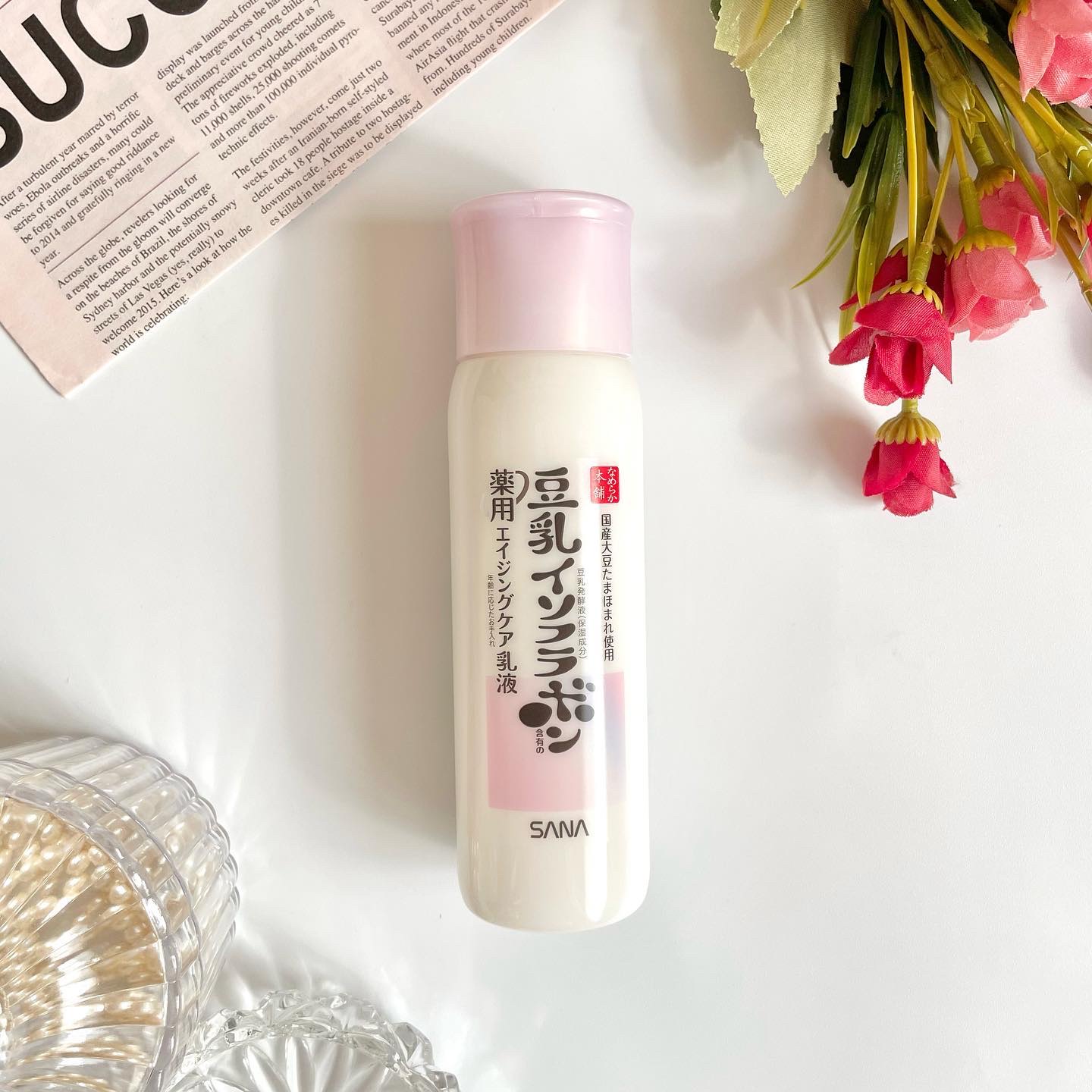 薬用リンクル乳液 ホワイト/なめらか本舗/乳液を使ったクチコミ（1枚目）