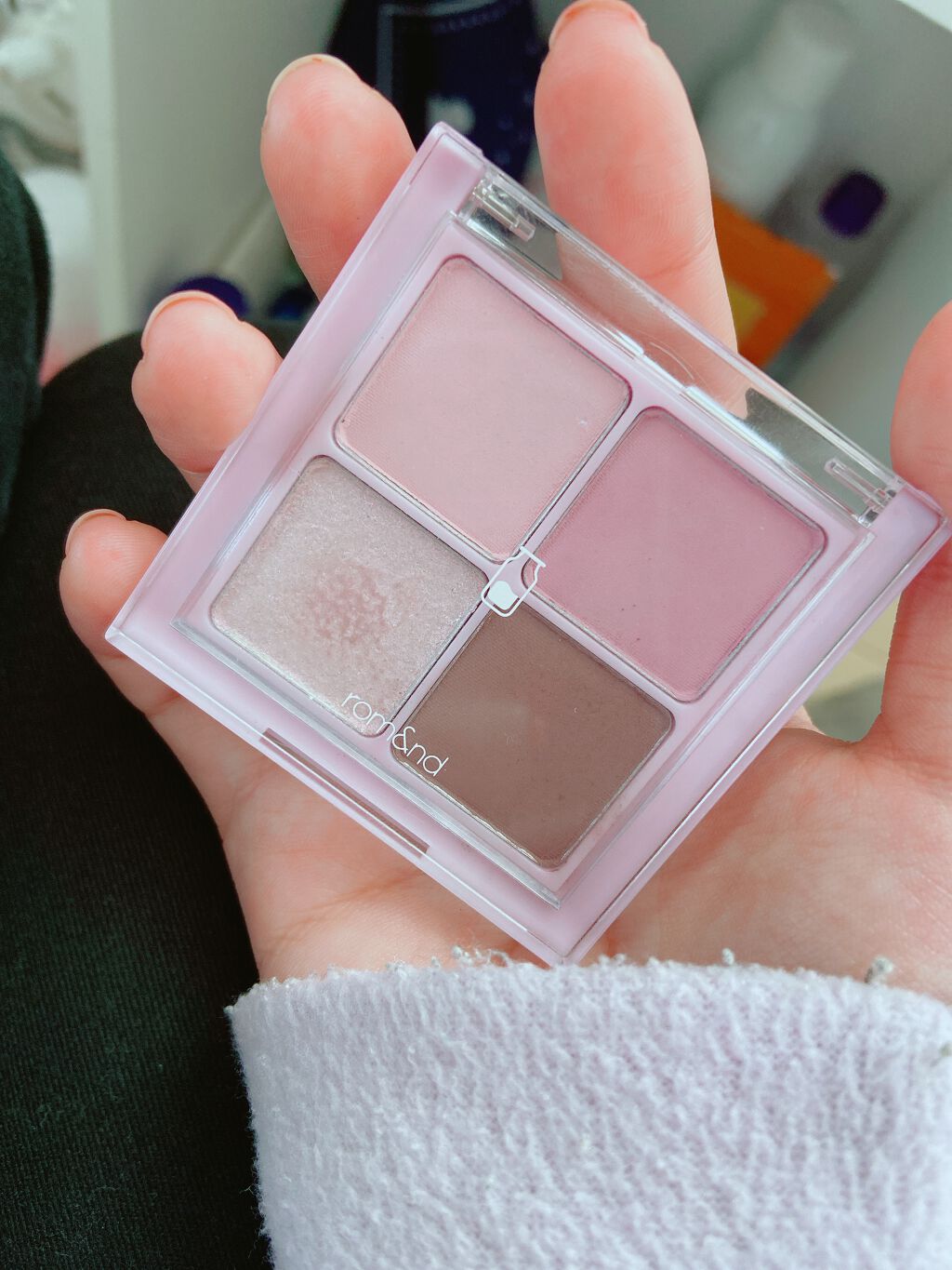 ベターザンアイズ ミルクシリーズ/rom&nd/アイシャドウパレットを使ったクチコミ（1枚目）