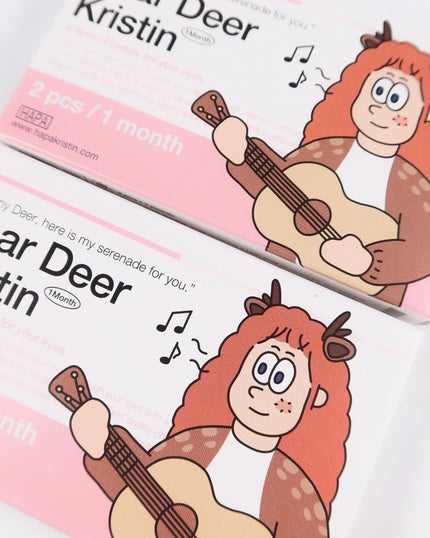 Dear Deer Kristen 1month/Hapa kristin/ワンデー(1DAY)カラコンを使ったクチコミ(5枚目)