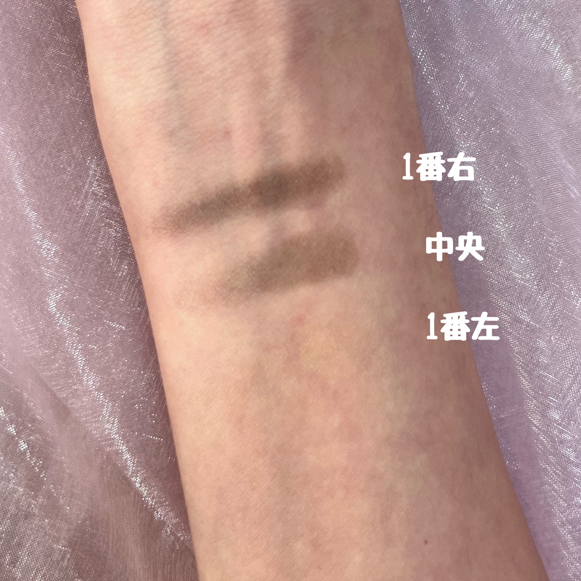 ノーズ＆アイブロウパウダー 03 オリーブ/CEZANNE/パウダーアイブロウを使ったクチコミ（2枚目）