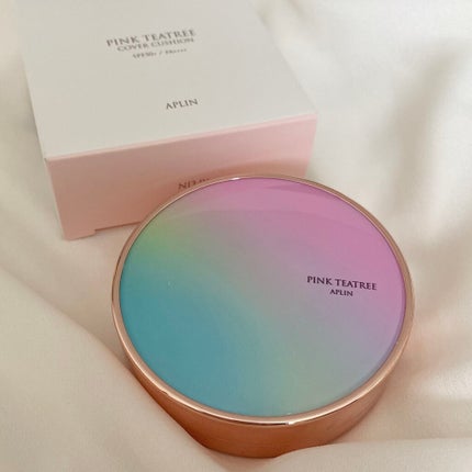 ピンクティーツリーカバークッション/APLIN/クッションファンデーションを使ったクチコミ(1枚目)