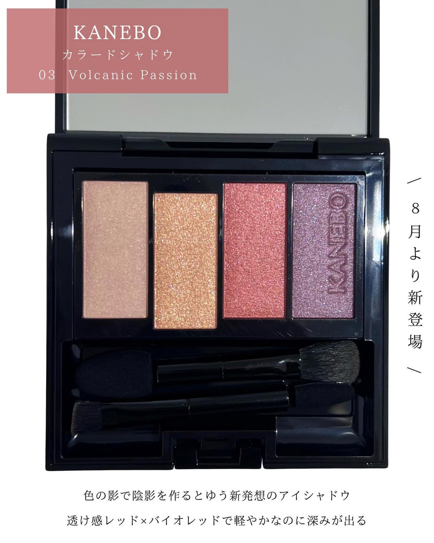 カラードシャドウ/KANEBO/アイシャドウパレットを使ったクチコミ(2枚目)