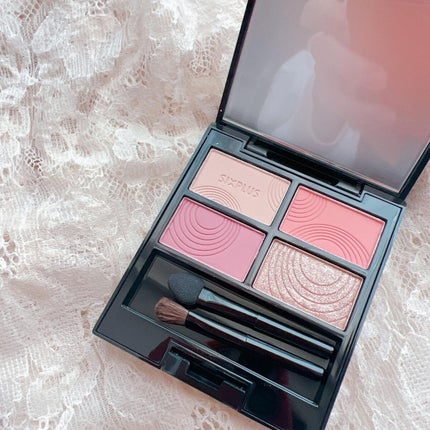 SIXPLUS 4色アイシャドウ/SIXPLUS/アイシャドウパレットを使ったクチコミ(1枚目)