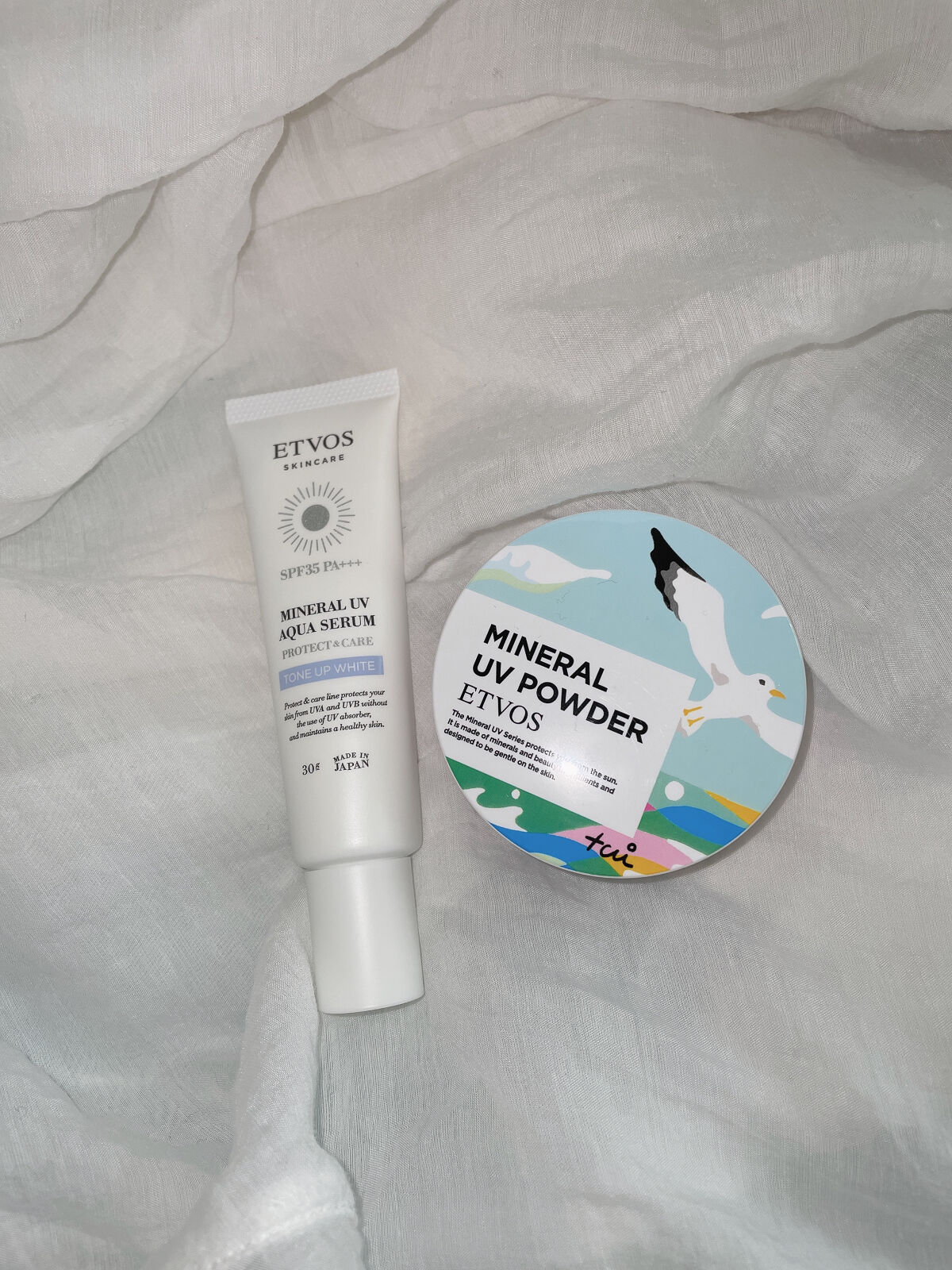 ミネラルUVアクアセラム/エトヴォス/美容液を使ったクチコミ（1枚目）