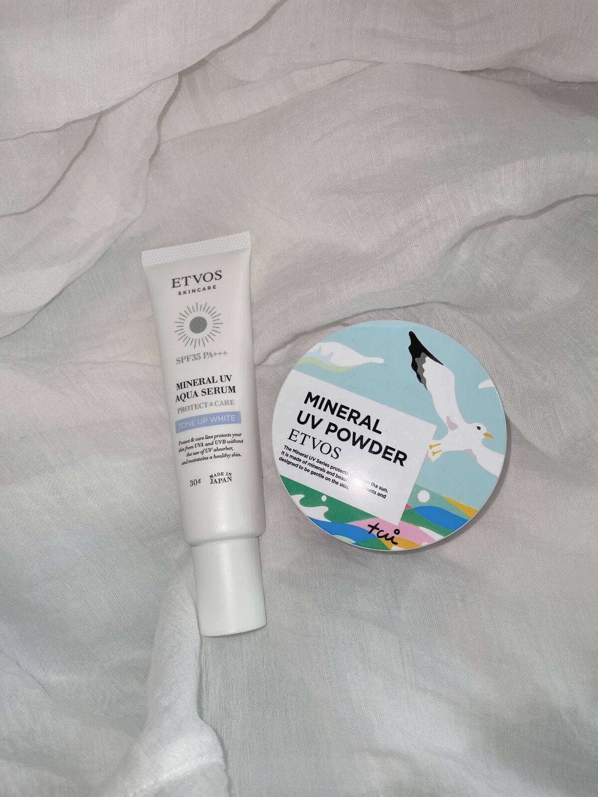 ミネラルUVアクアセラム/エトヴォス/美容液を使ったクチコミ(1枚目)