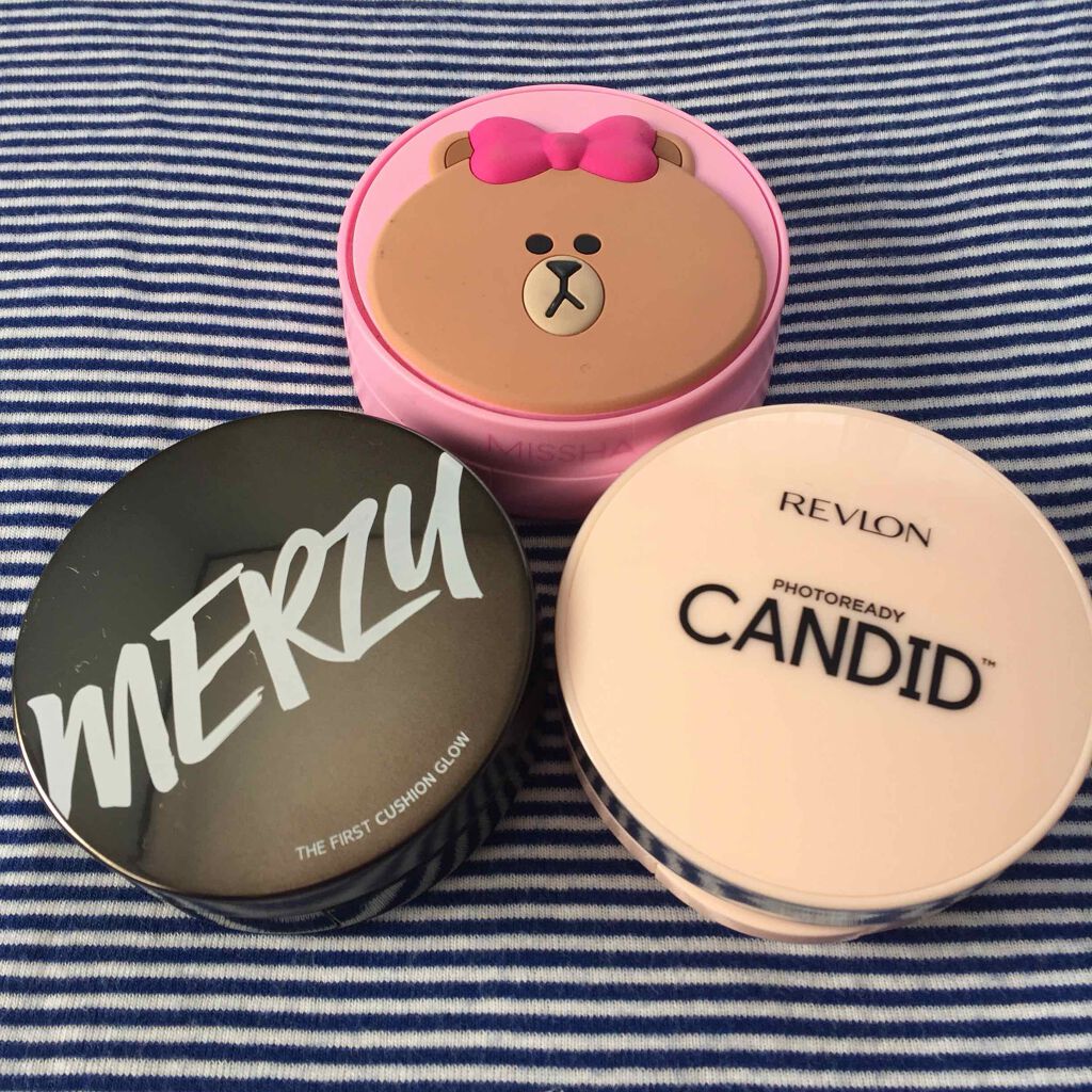 THE FIRST CUSHION GLOW/MERZY/クッションファンデーションを使ったクチコミ（2枚目）