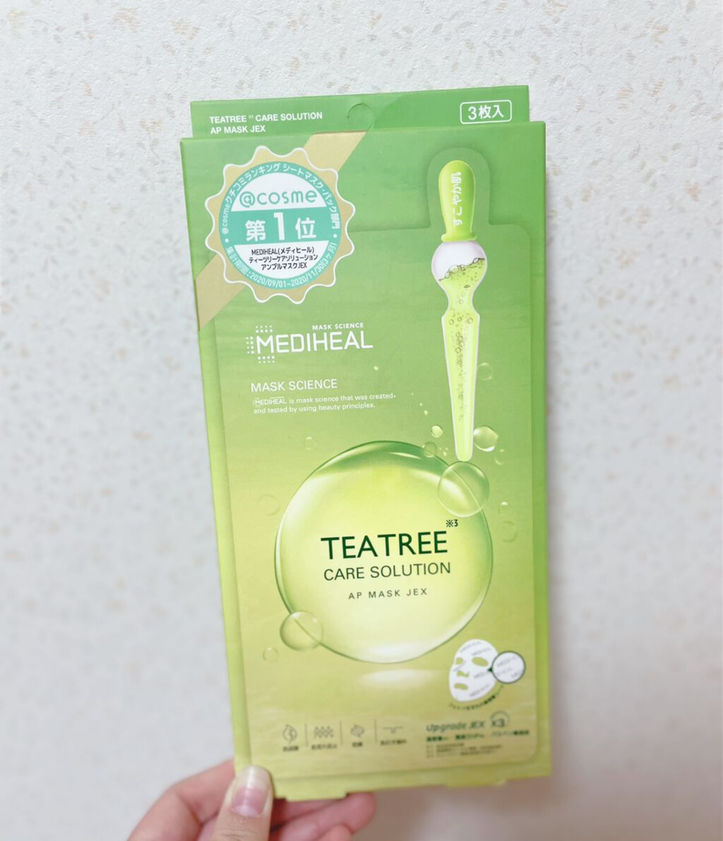 ティーツリーケアソリューション アンプルマスクJEX/MEDIHEAL/シートマスク・パックを使ったクチコミ(1枚目)