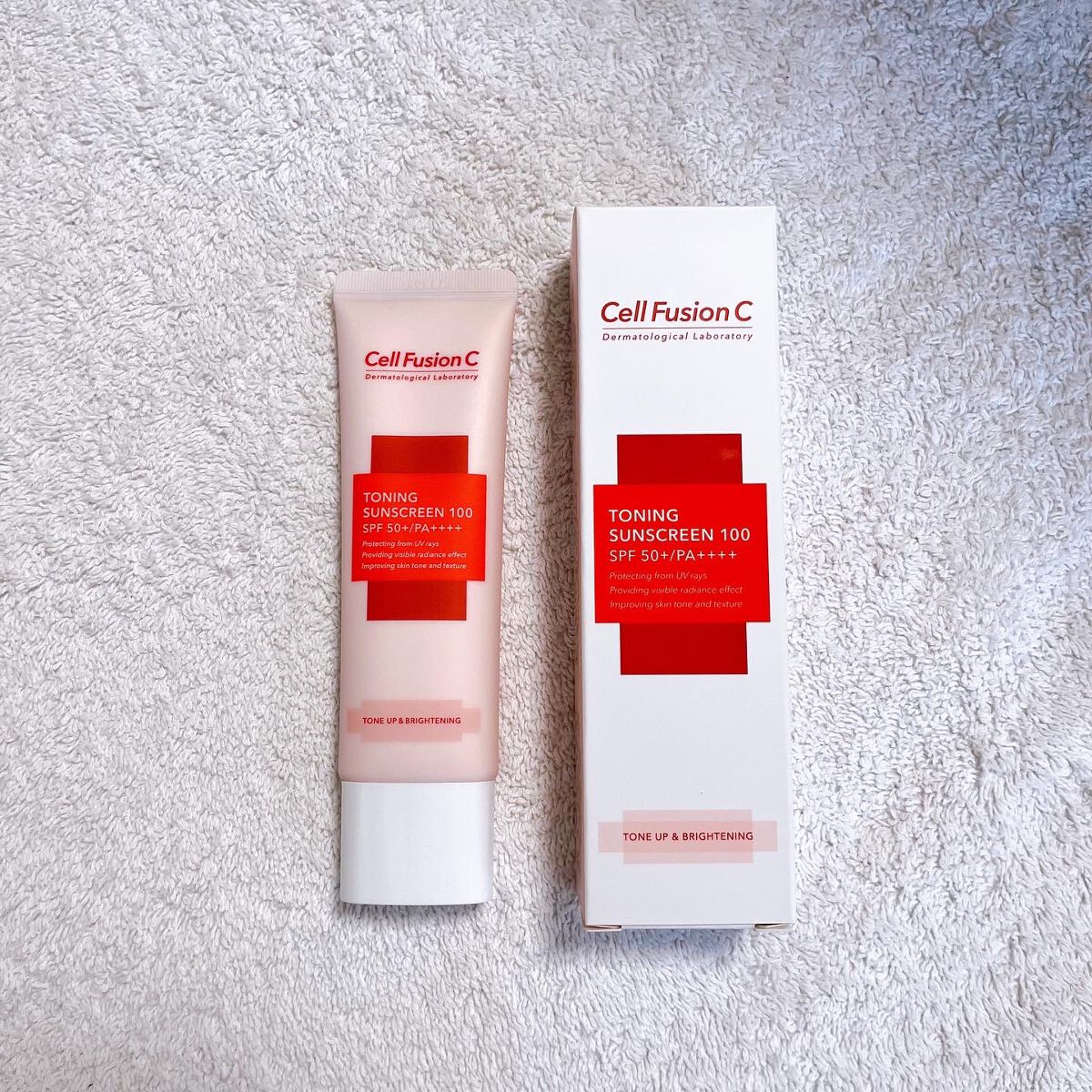 トーニングサンスクリーン100/Cell Fusion C(セルフュージョンシー)/日焼け止めクリームを使ったクチコミ(1枚目)