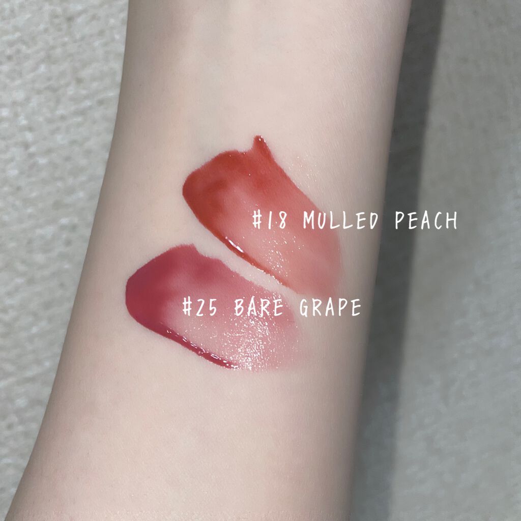 ジューシーラスティングティント/rom&nd/リップティントを使ったクチコミ（2枚目）