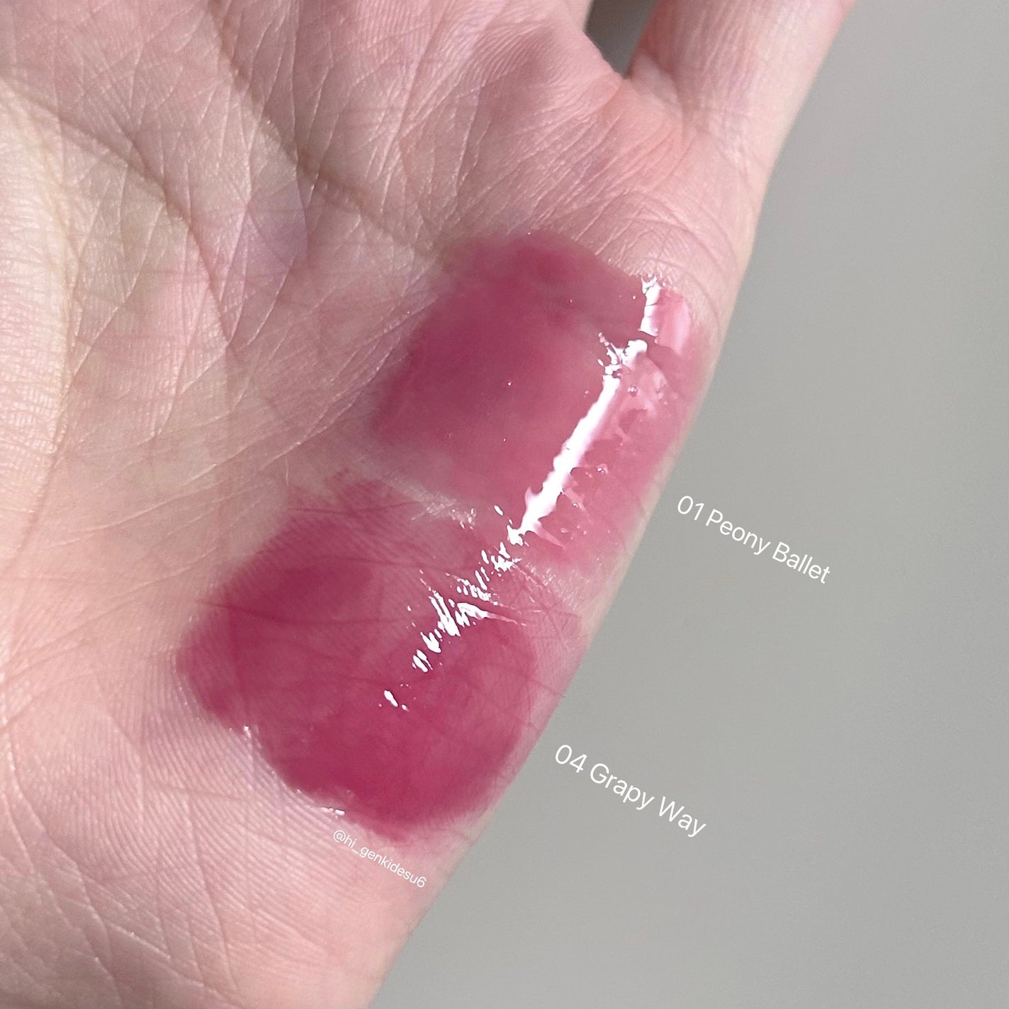 グラスティングウォーターティント/rom&nd/リップティントを使ったクチコミ(2枚目)