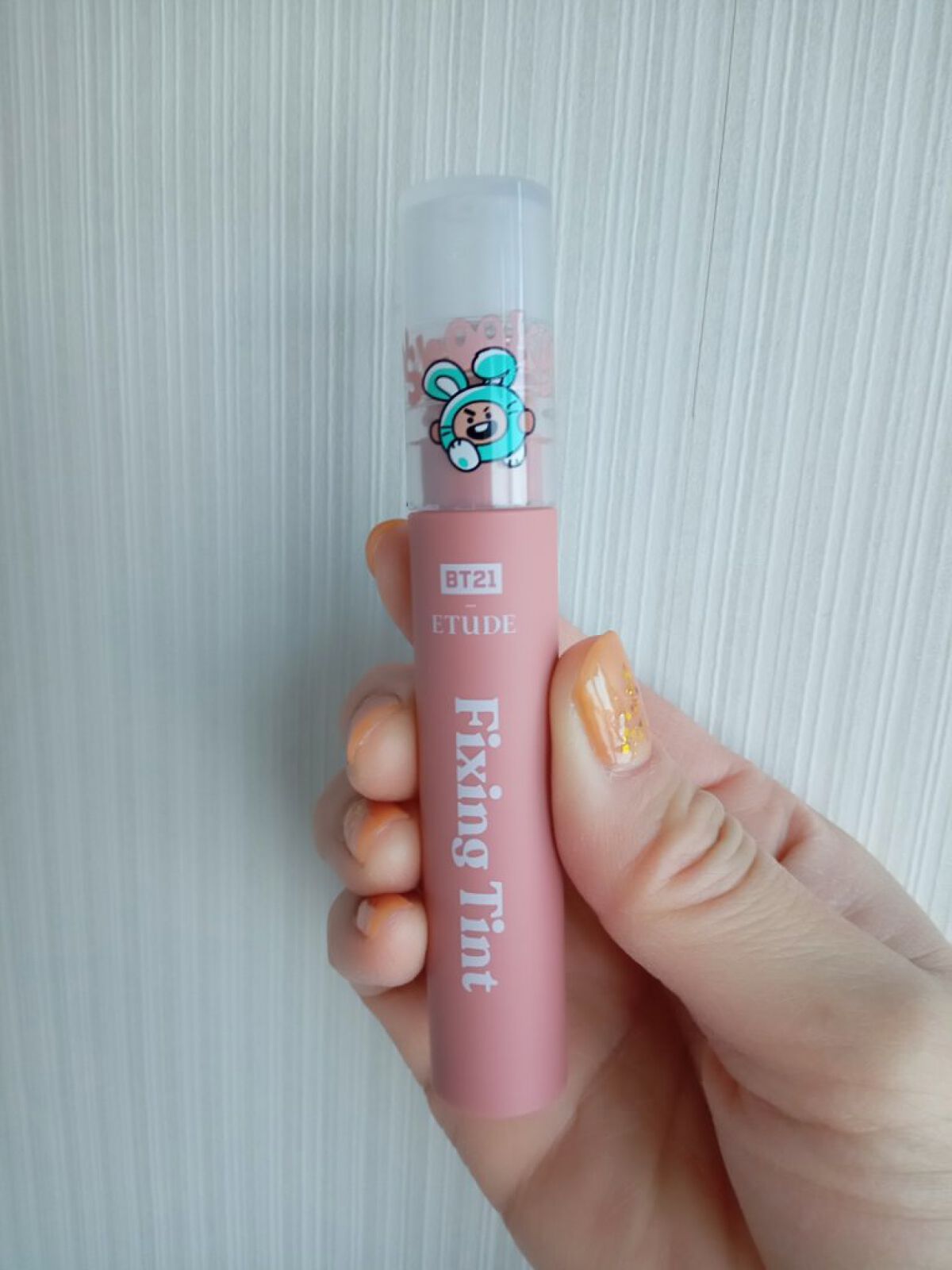 フィクシングティント ミルクティーSHOOKY/ETUDE/リップティントを使ったクチコミ（1枚目）