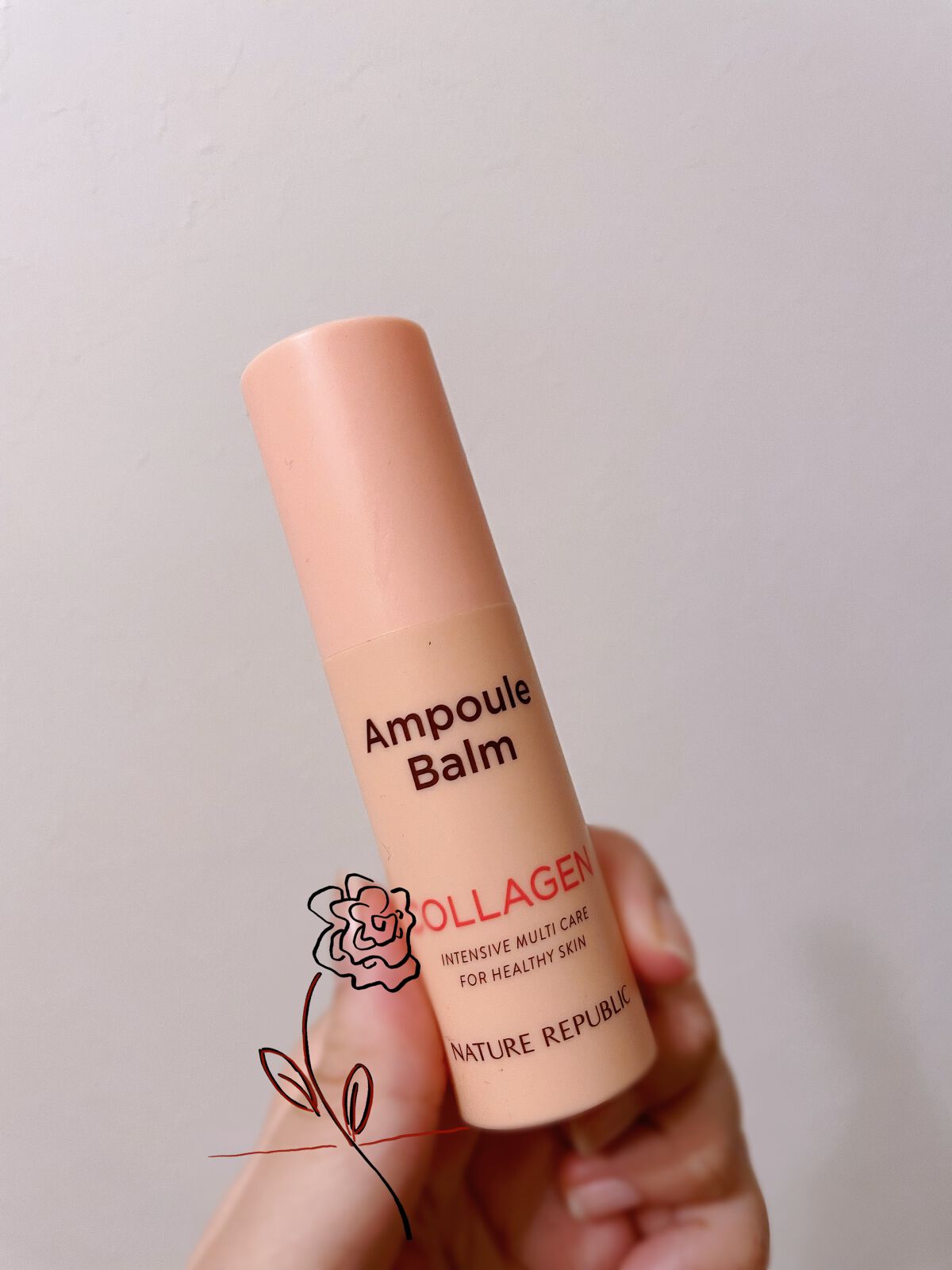 スティック美容液(コラーゲン)/ネイチャーリパブリック/フェイスバームを使ったクチコミ（1枚目）