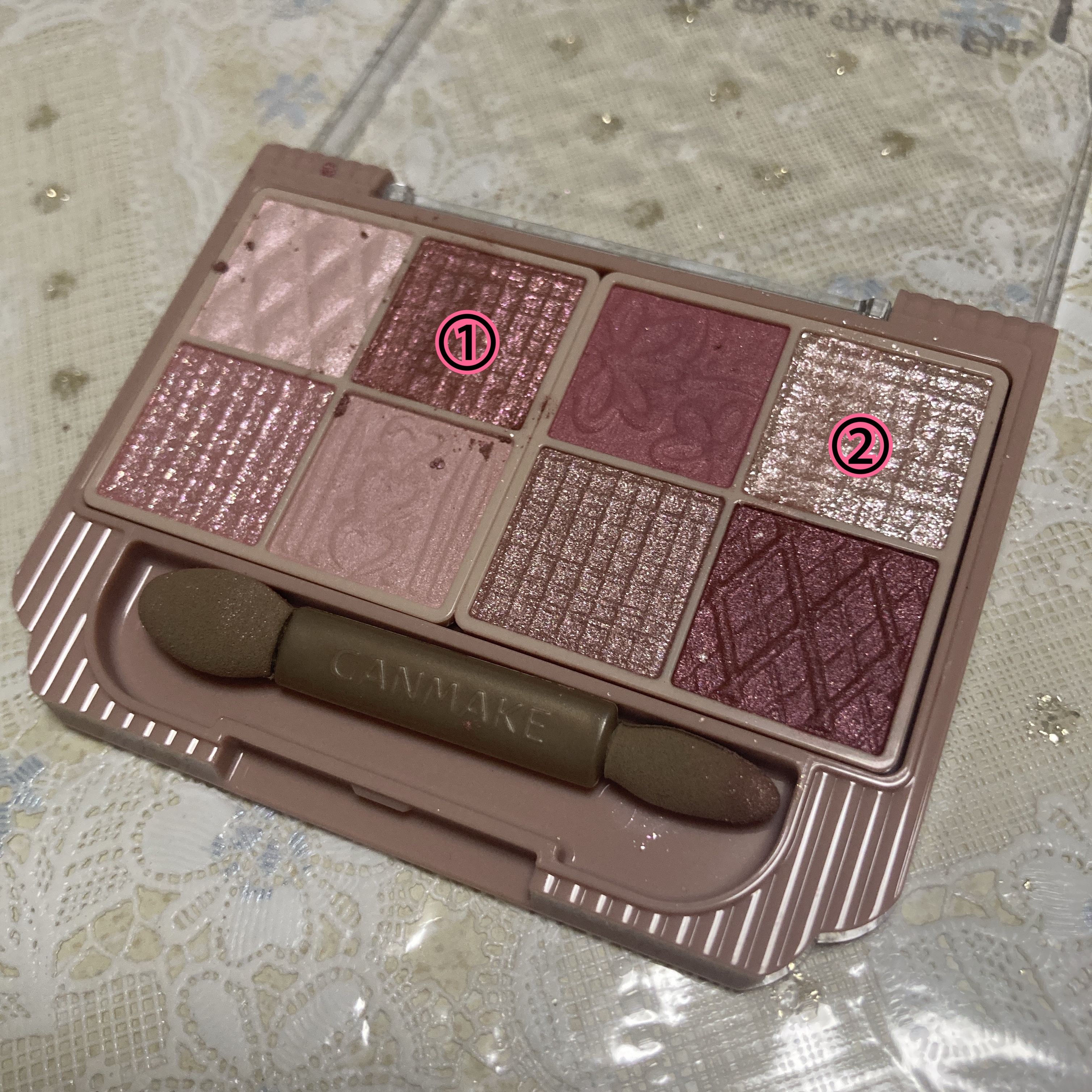 ショコラスウィート アイズ/リンメル ロンドン/アイシャドウパレットを使ったクチコミ（2枚目）