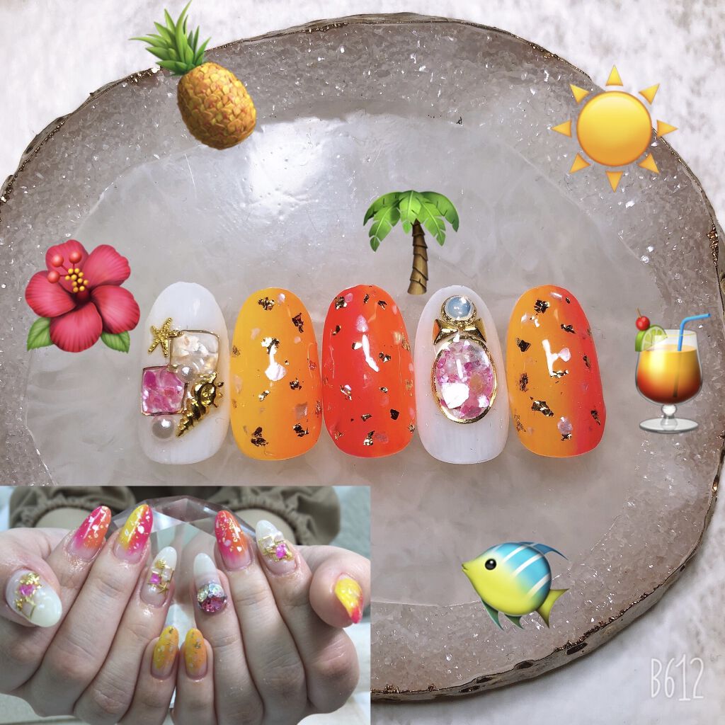 ジェルネイル（ライト対応）/セリア/ジェルネイルを使ったクチコミ（1枚目）