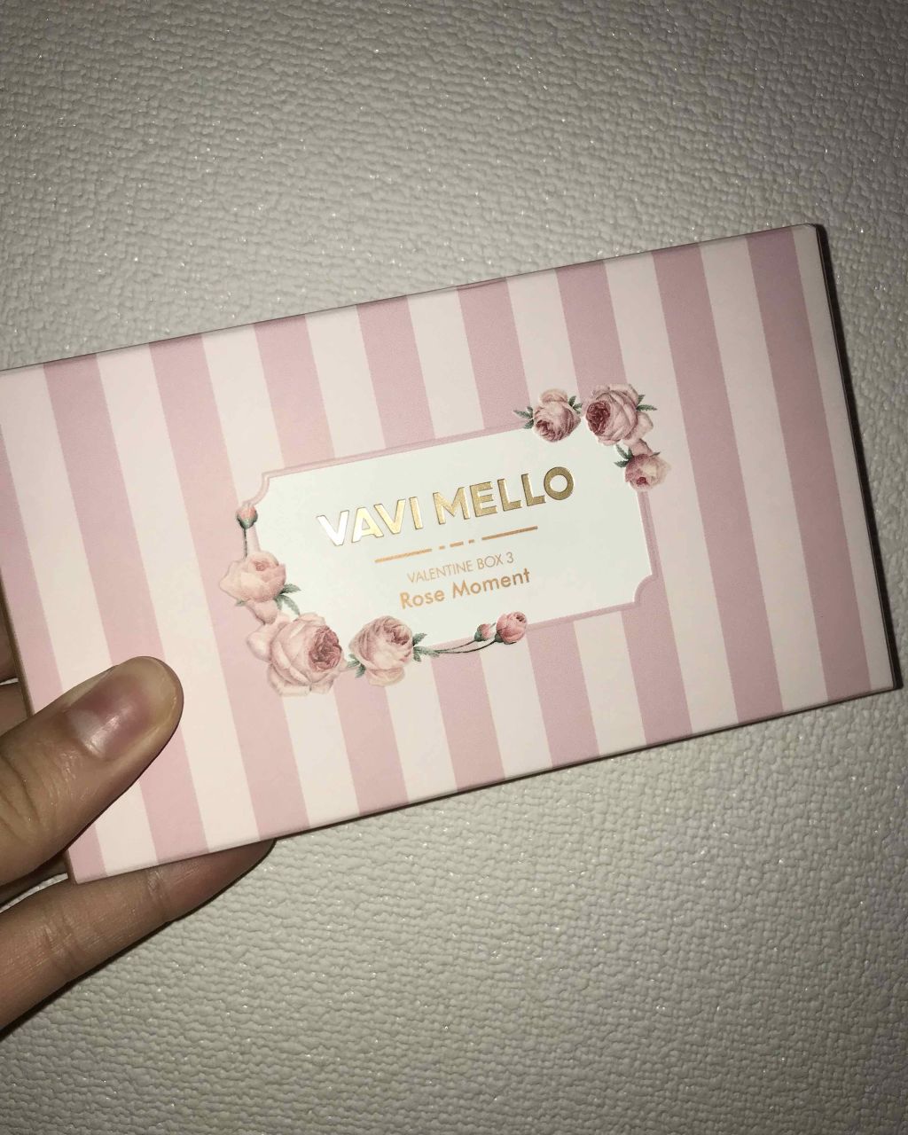 バレンタインボックス3ローズモーメント/VAVI MELLO/アイシャドウパレットを使ったクチコミ(1枚目)