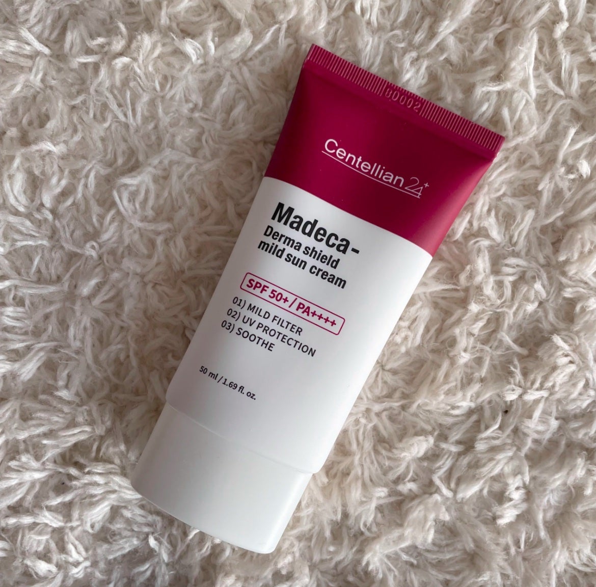 マデカ ダーマシールド マイルドサンクリーム/センテリアン24/日焼け止めクリームを使ったクチコミ(1枚目)