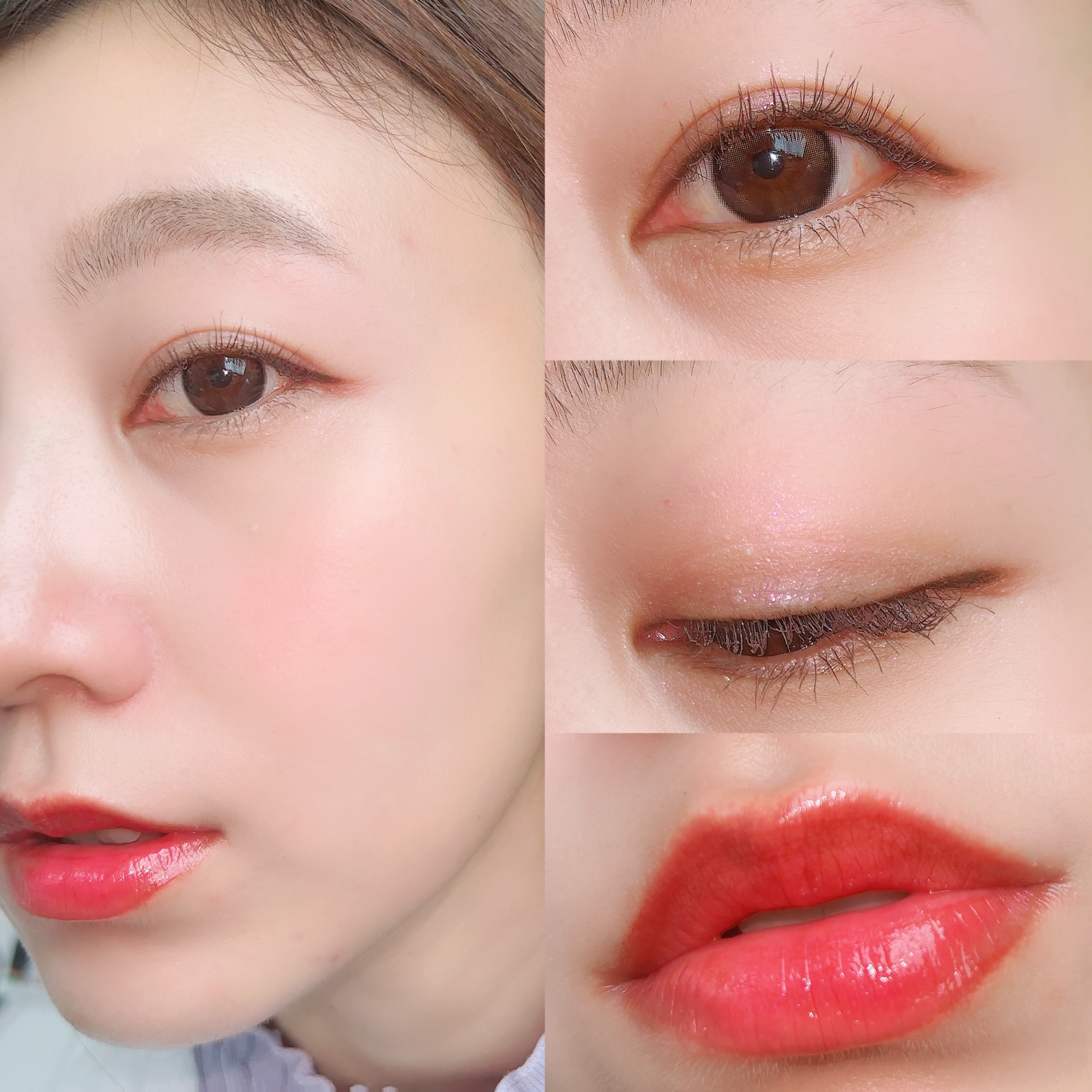 ディープキスド プランピング リップエナメル/Dinto/リップグロスを使ったクチコミ（2枚目）