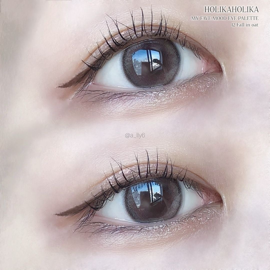 マイフェイブムードアイパレット 9カラー/HOLIKA HOLIKA/アイシャドウパレットを使ったクチコミ(3枚目)