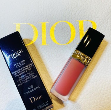 ルージュ ディオール フォーエヴァー リキッド/Dior/口紅を使ったクチコミ（2枚目）