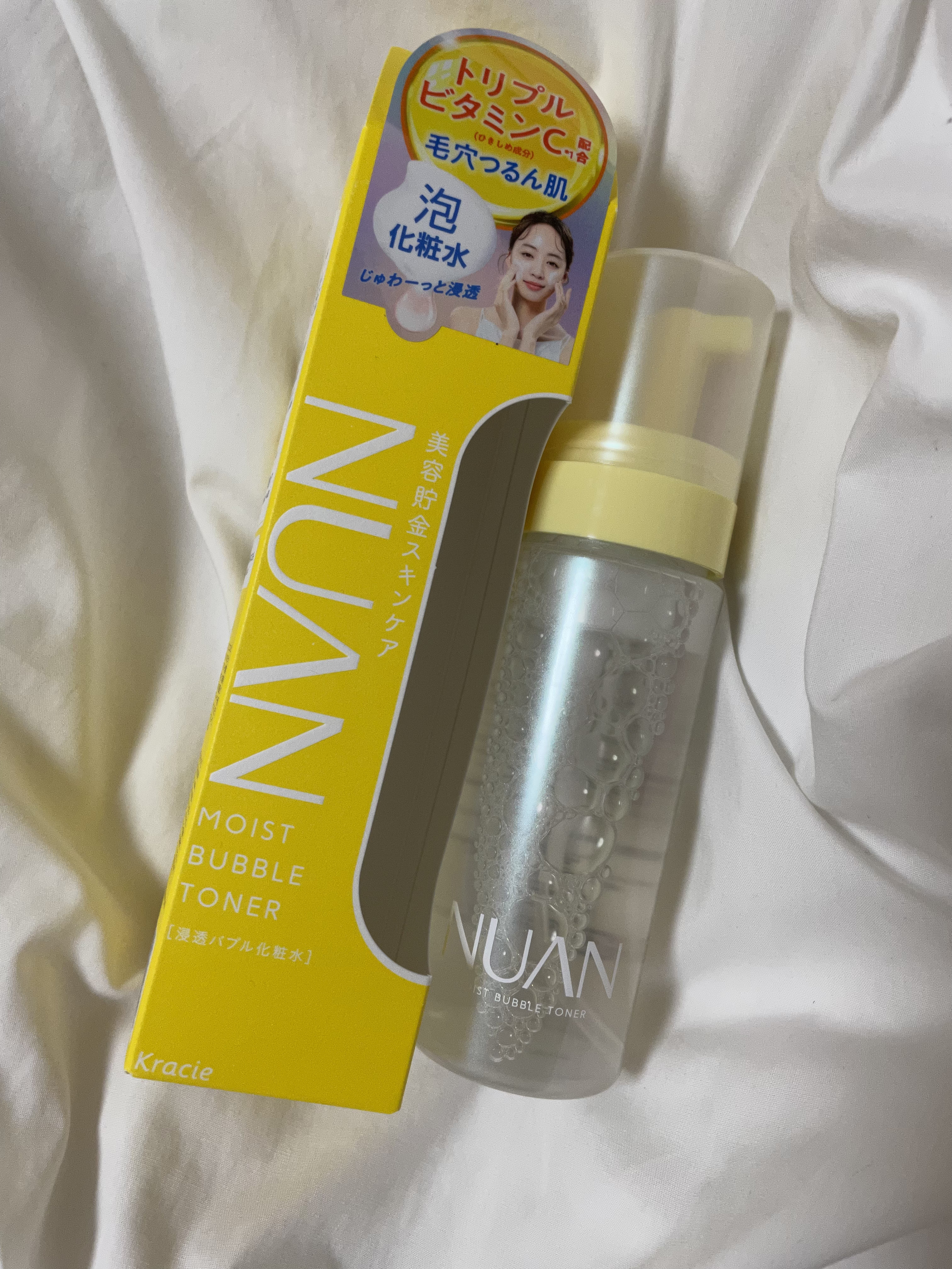 浸透バブル化粧水/NUAN/化粧水を使ったクチコミ（1枚目）