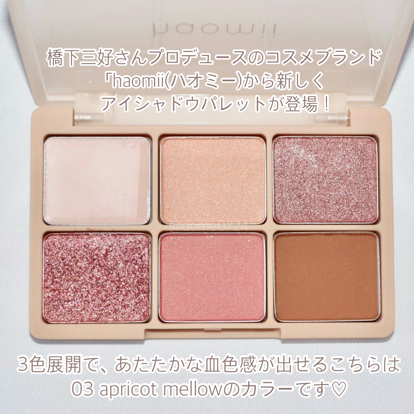 カクテルルーチェアイパレット/haomii/マルチパレットを使ったクチコミ(2枚目)