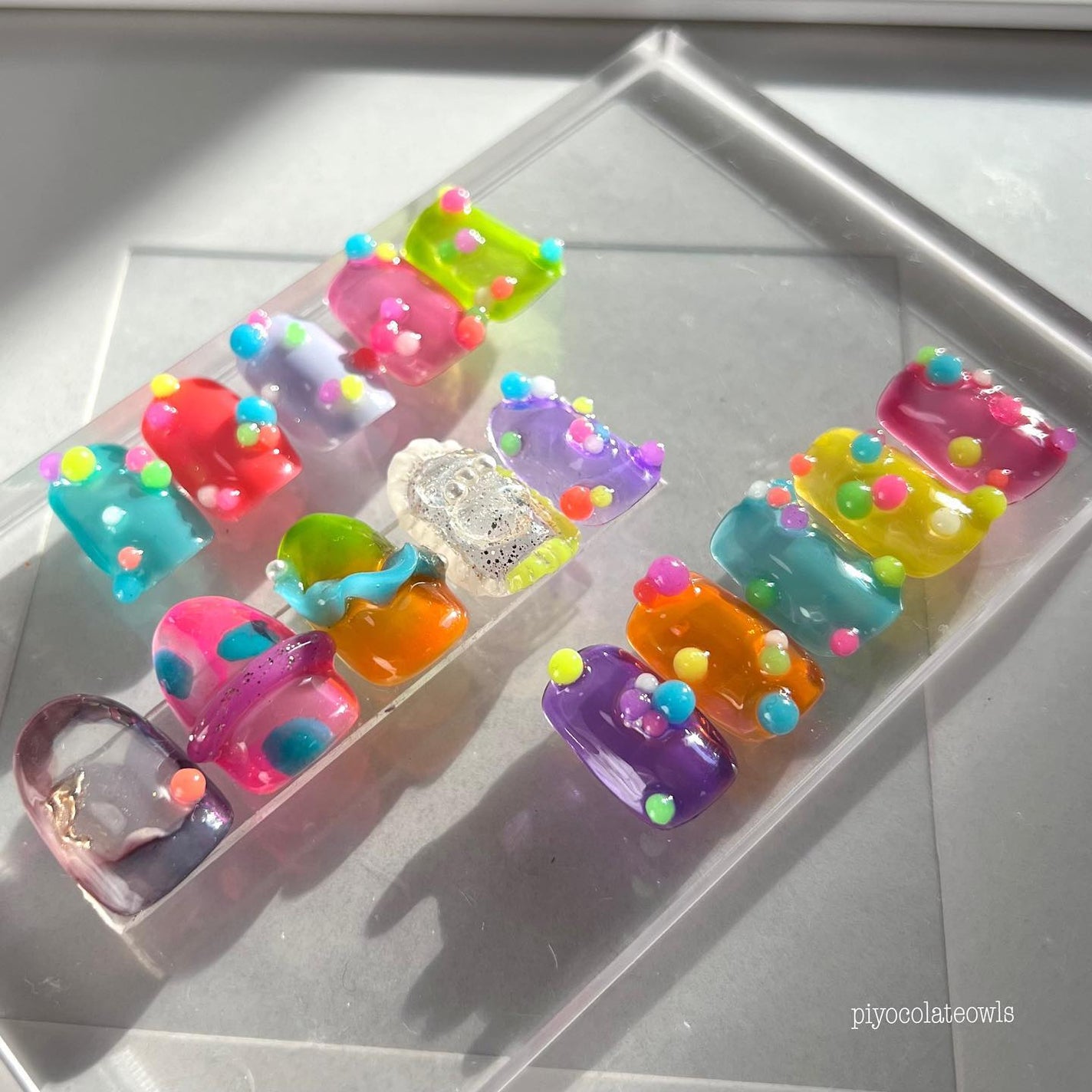 ぴよこれいと あうるす on LIPS 「昨日リールでアップさせて頂きましたデザインの静止画です☺︎✨コ..」(4枚目)