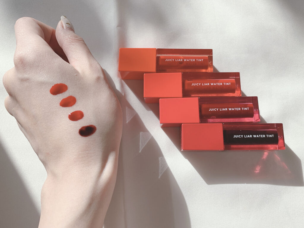 ジューシーライアー ウォーターティント/lilybyred/リップティントを使ったクチコミ（3枚目）