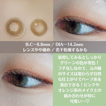 #CHOUCHOU(チュチュ)1day/CHOUCHOU/ワンデー(1DAY)カラコンを使ったクチコミ(3枚目)