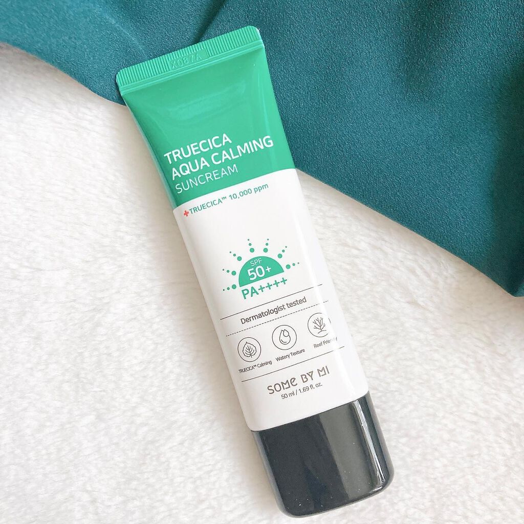 TRUECICA アクアカーミング日焼け止め/SOME BY MI/日焼け止めクリームを使ったクチコミ(2枚目)