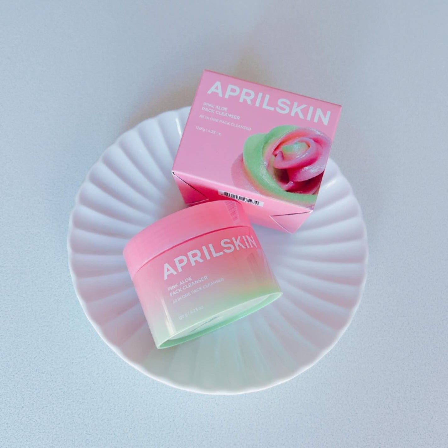 ピンクアロエメレンゲクレンザー/APRILSKIN/その他洗顔料を使ったクチコミ(5枚目)