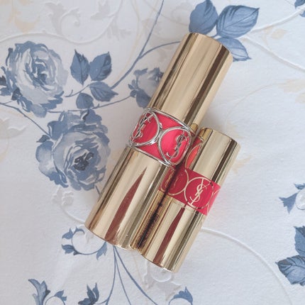 ルージュ ヴォリュプテ シャイン/YVES SAINT LAURENT BEAUTE/口紅を使ったクチコミ(2枚目)