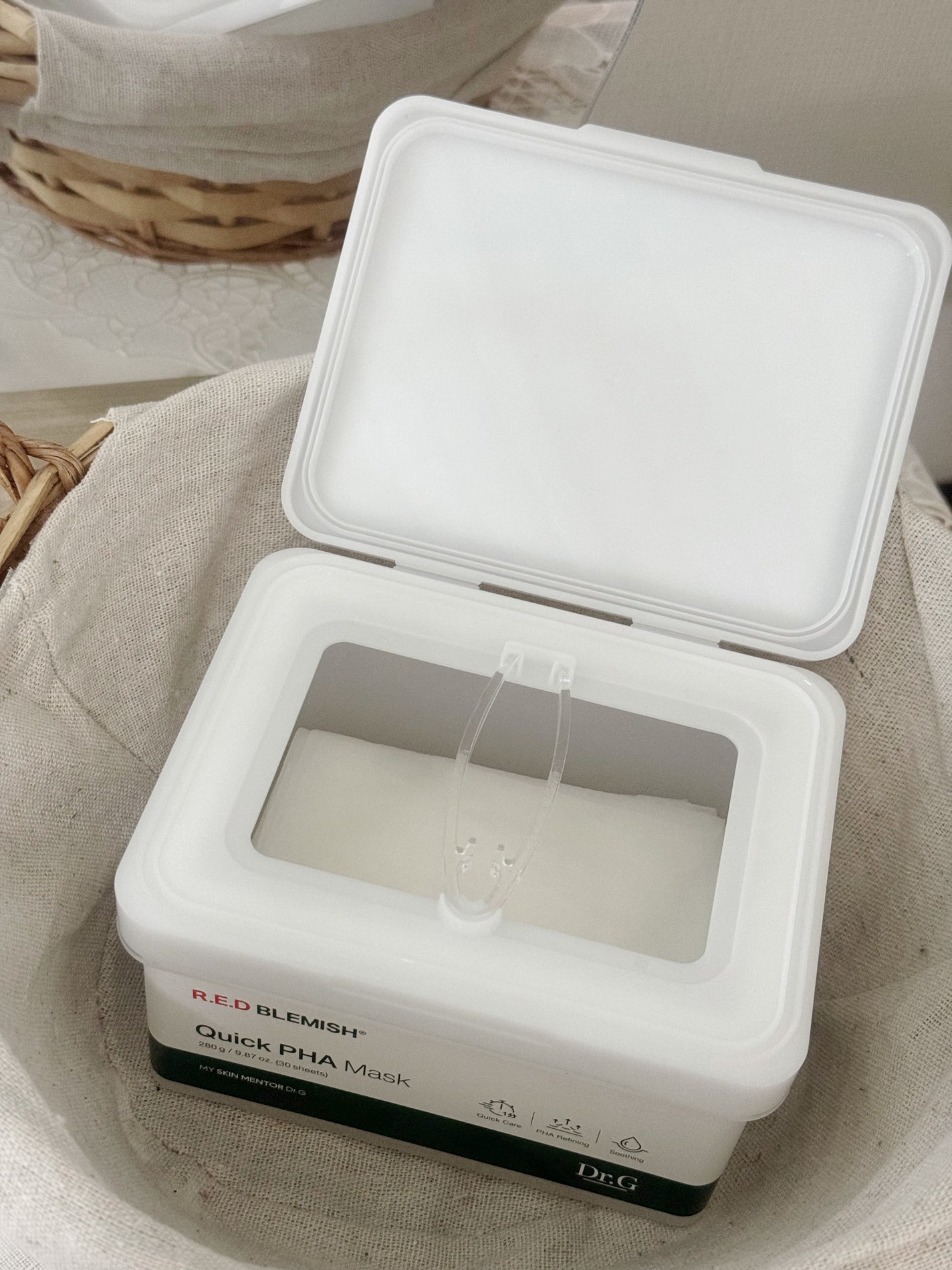 レッドブレミッシュクイックPHAシートマスク/Dr.G/シートマスク・パックを使ったクチコミ(4枚目)