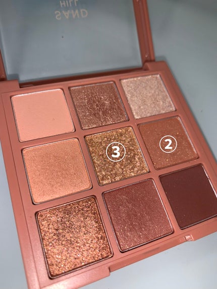 プレイカラーアイズ サンドヒル/ETUDE/アイシャドウパレットを使ったクチコミ(3枚目)