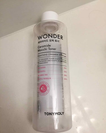 Wonder Ceramide Mochi Toner（トニーモリーワンダーCモチトナー）/TONYMOLY/化粧水を使ったクチコミ（1枚目）