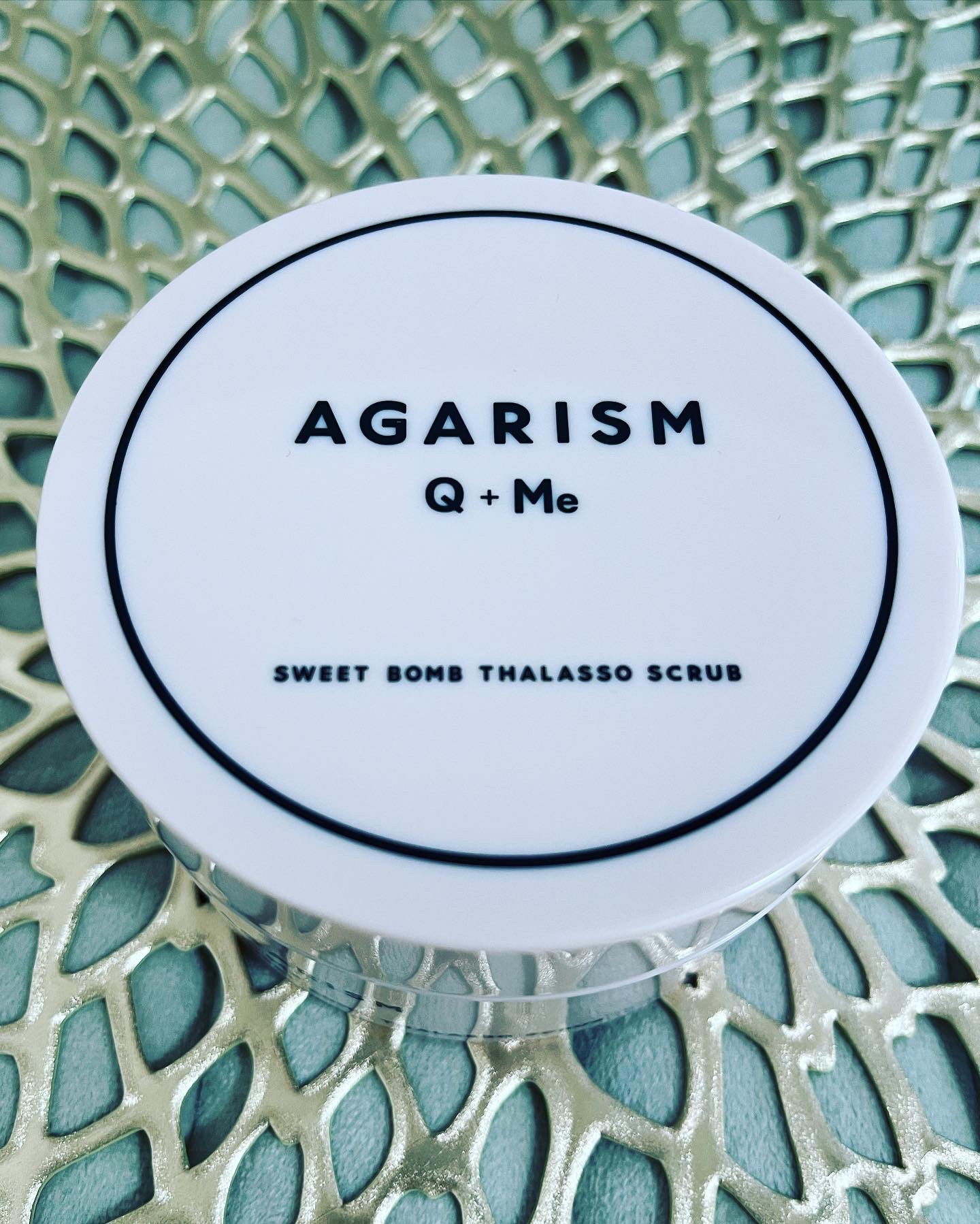 Q+Me スウィート ボム タラソ スクラブ/AGARISM/バストケア・ヒップケアを使ったクチコミ（1枚目）