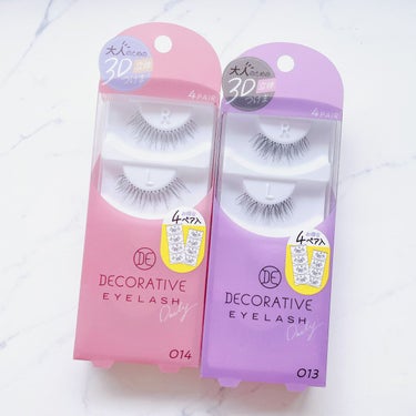 Decorative Eyelash Decorative Eyelash デコラティブアイラッシュのクチコミ「おしゃれなデザインのパッケージ。4ペア入っているのが嬉しいです。

いろんな長さが入った、長さ.....」（1枚目）