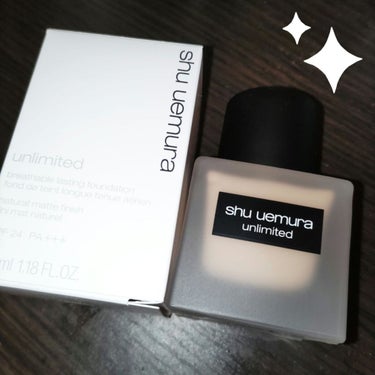 アンリミテッド ラスティング フルイド/shu uemura/リキッドファンデーションを使ったクチコミ（1枚目）