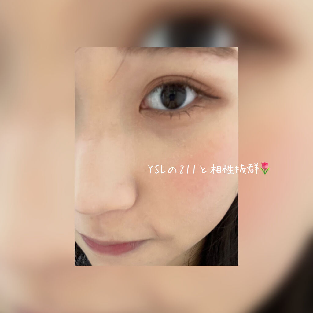 ルージュ ピュールクチュール ヴェルニ ウォーターグロウ/YVES SAINT LAURENT BEAUTE/口紅を使ったクチコミ（2枚目）