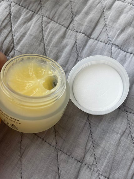 月光ゆず睡眠パック/HANYUL(ハンユル)/フェイスクリームを使ったクチコミ(2枚目)