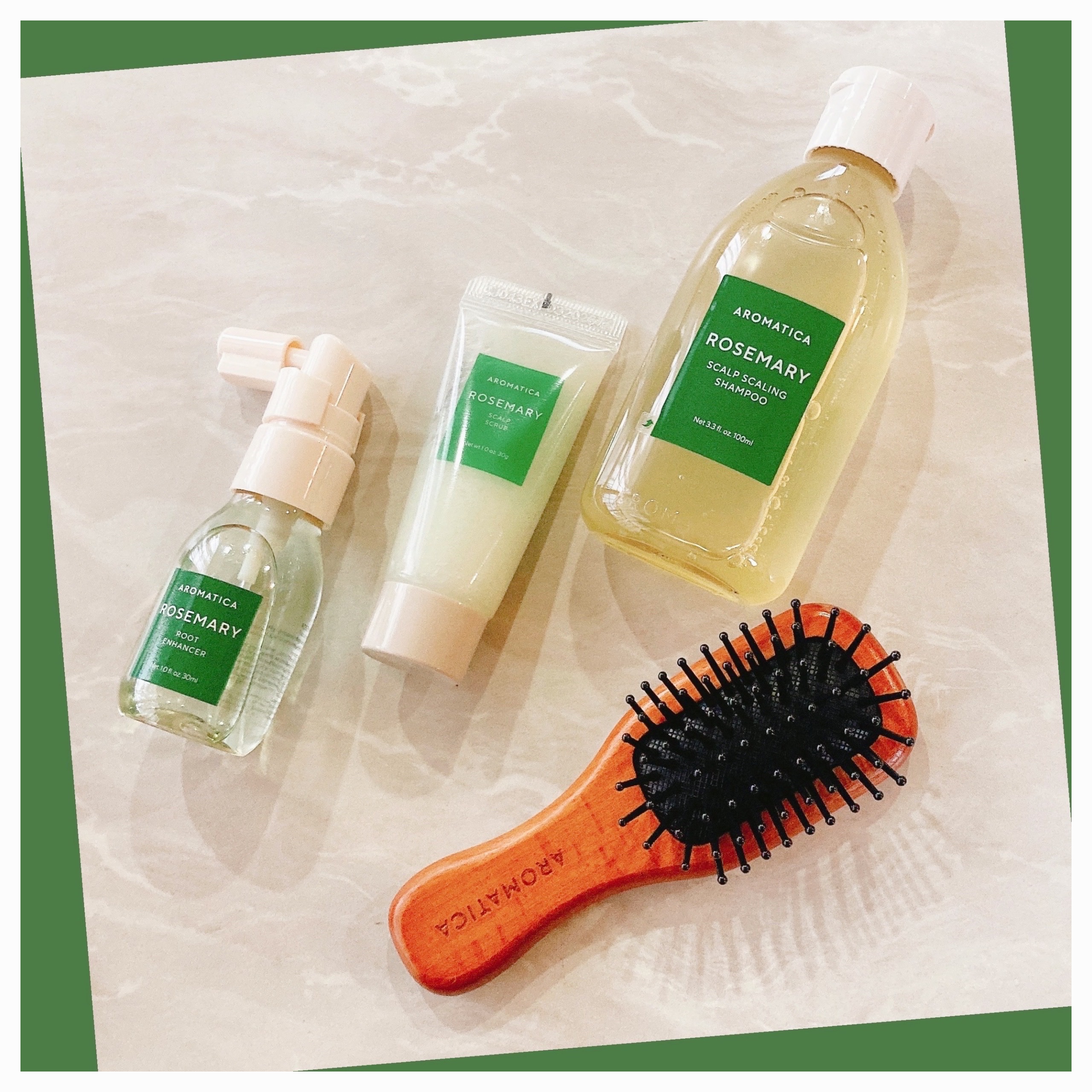 ローズマリー ヘア トライアルセット/AROMATICA/トライアルキットを使ったクチコミ（1枚目）
